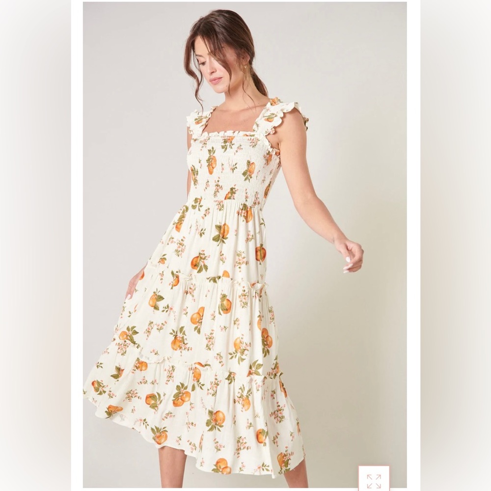 Sugarlips Creamsicle Smock Dress